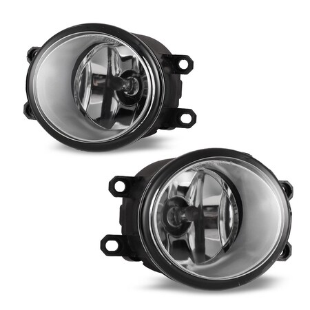 Winjet Fog Llights - Clear - Wiring Kit Included CFWJ-0074-C